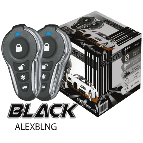 ALARMA BLACK N.G. 1VIA,17FUN,2CTR,315MHZ