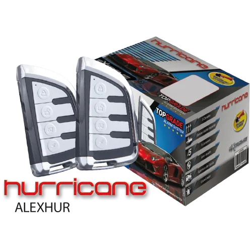 ALARMA HURRICANE 1VIA,17FUN,2CTRL,433MHZ