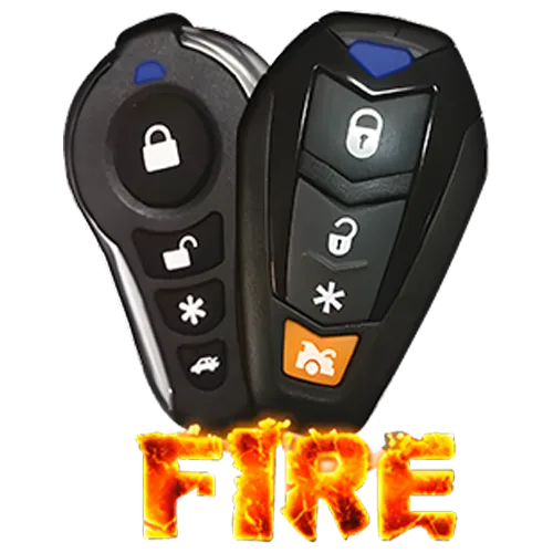 ALARMA FIRE 1VIA,17FUNC,2CTRLS,433MHZ