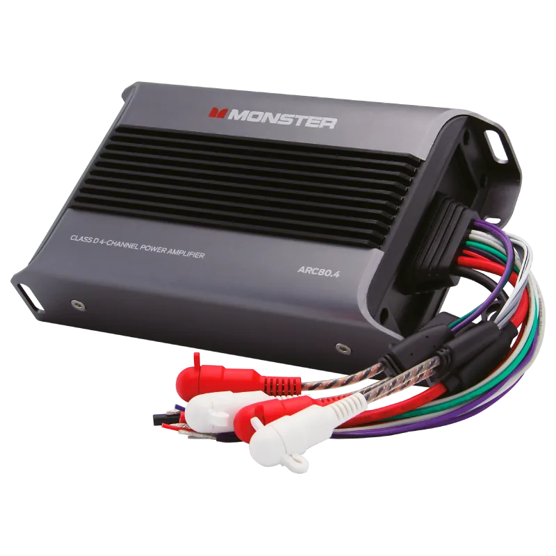 Amplificador marino mini 4x80W @4 Ohms