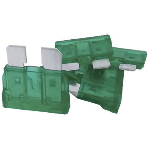 MAXI FUSIBLE DE 30 AMPERS PLATEADO 10pz