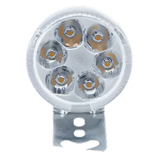 HEADLIGHT MOTO REDONDO WHITE 6LED 20W PZ