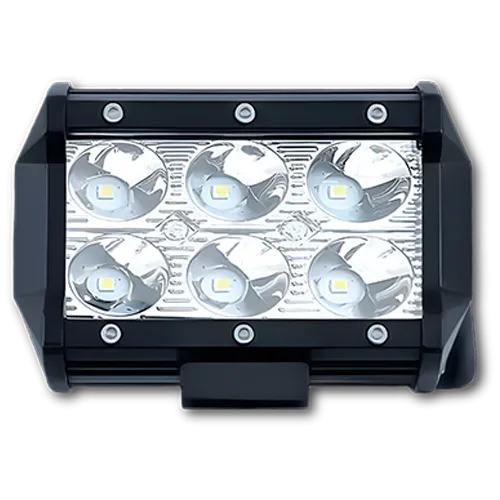 WORK LED RECTANGULAR 8CM 6LED WHITE 18W