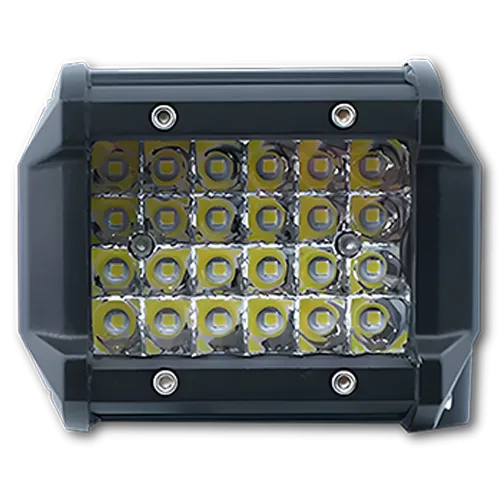 WORK LED RECTANGULAR 7.9CM 24LED 72W PZ