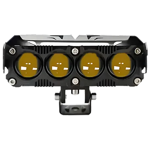 WORK LED 16CM 4LED 60W WHITE+YELLOW PAR