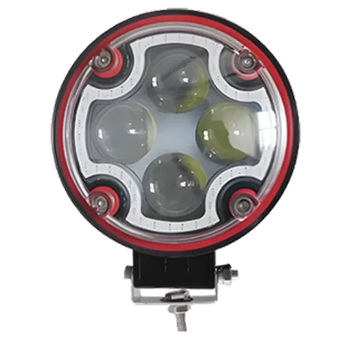 FARO 4 LEDS DRL ARO AZUL ESTROBO 12W PZ