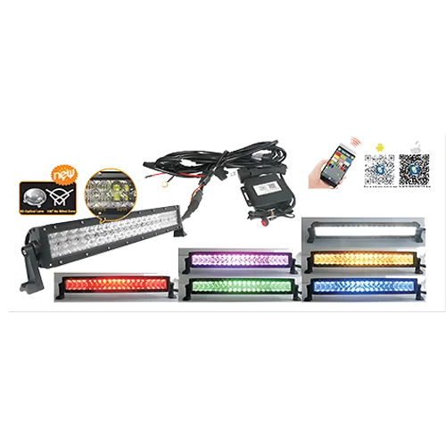 BARRA 80 LEDS RGB+APP 21.5" 128W