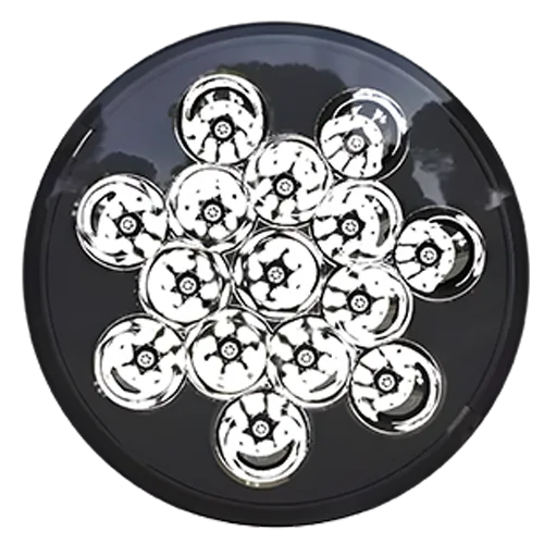 FARO PRINCIPAL 15LEDS WHITE H/L 7" 45w