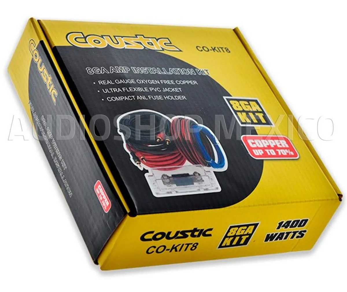 KIT CABLES +70% COBRE CALIBRE 8