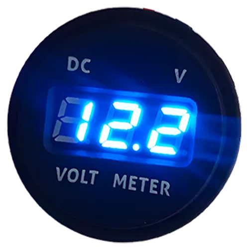 VOLTIMETRO DIGITAL PANTALLA AZUL