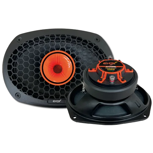 MEDIO CON DRIVER 6x9" 700W/1400W@8+8Ohms
