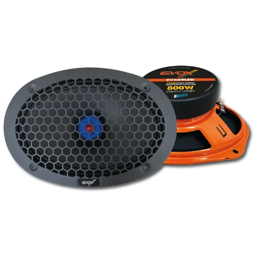 MEDIO RANGO CON LED 6x9" 400W/800W 8 Ohm