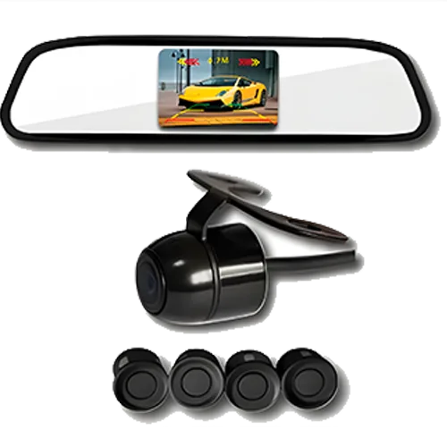 RETROVISOR+CAMARA+SENSORES DE REVERSA