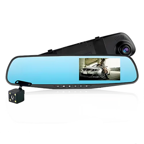RETROVISOR DVR CON CAMARA DE REVERSA