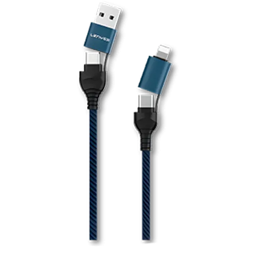CABLE 4 EN 1 CARGA RAPIDA IN TYPE-C/USB