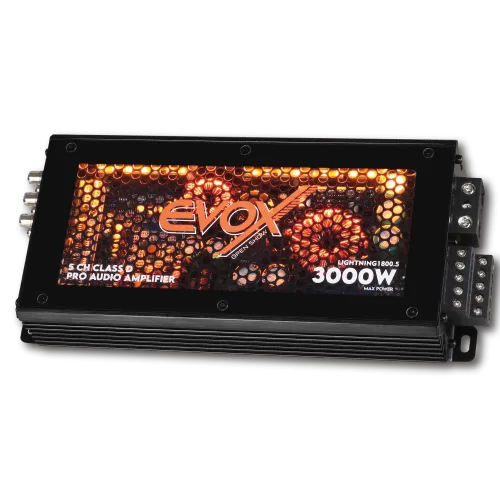 AMP 5CH 110Wx4 @4OHMS + 900Wx1 @1OHM LED