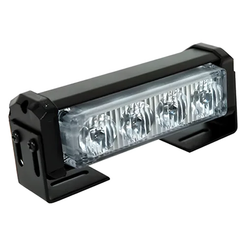 BAR 4.5" 56W 8LED AMBAR/WHITE STROBE 2PZ