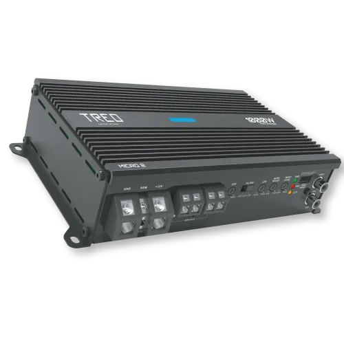 AMP 2CH 125Wx2 @4Ohms 1000W MAX CLIP LED