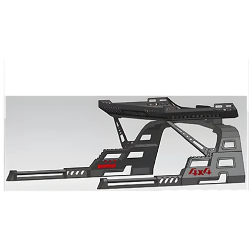 ROLL BAR SIDE TO SIDE NEGRO C/CANASTA