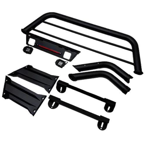 ROLL BAR NEGRO C/LUZ FRENOS&2LEDS CUADR