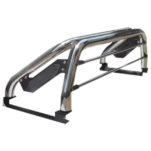 ROLL BAR CROMADO CON LUZ DE FRENO