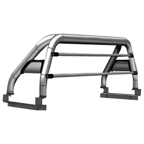 ROLL BAR CROMADO CON LUZ DE FRENO