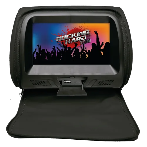 CABECERAS 8" TOUCH ZIPPER NEGRO PAR