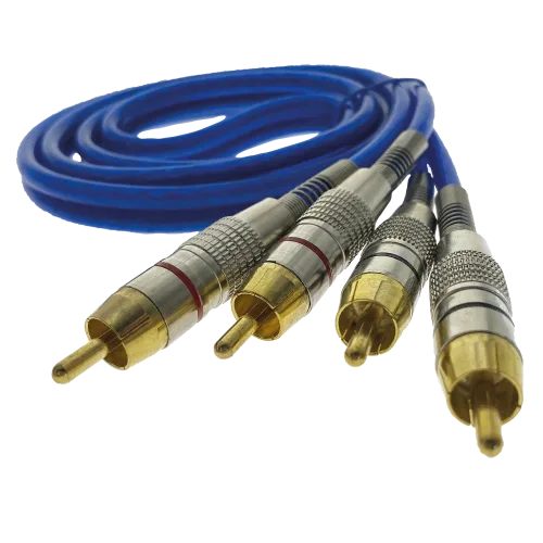 RCA 1 MT CONECTOR DE METAL PZ