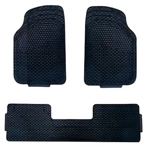 JUEGO DE TAPETES PVC UNIVERSAL 3 PIEZAS