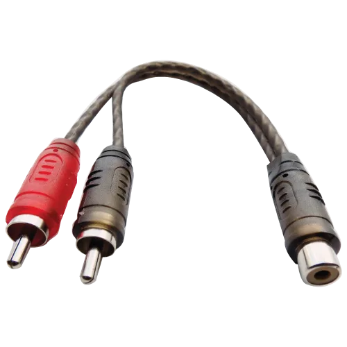 RCA CABLE 1 HEMBRA 2 MACHOS 10 PACK