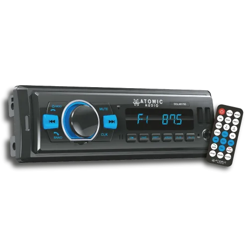 ESTEREO 1 DIN MP3 2USB BT APP 4RCAs