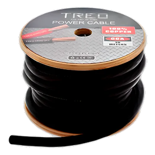 POWER CABLE CAL10 50 MTS NEGRO 100%COBRE