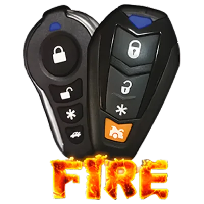 ALARMA FIRE 1VIA,17FUNC,2CTRLS,433MHZ