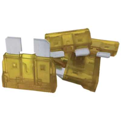 MAXI FUSIBLE DE 20 AMPERS PLATEADO 10pz