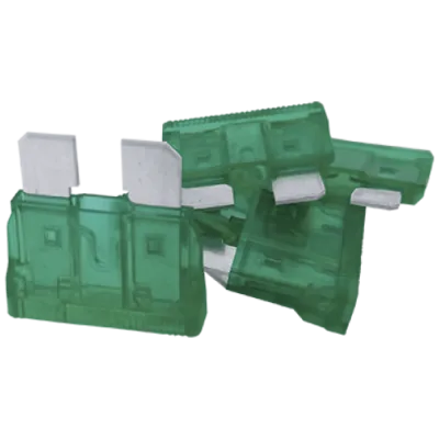 MAXI FUSIBLE DE 30 AMPERS PLATEADO 10pz