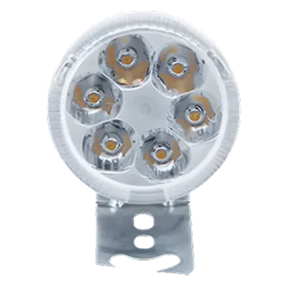 HEADLIGHT MOTO REDONDO WHITE 6LED 20W PZ