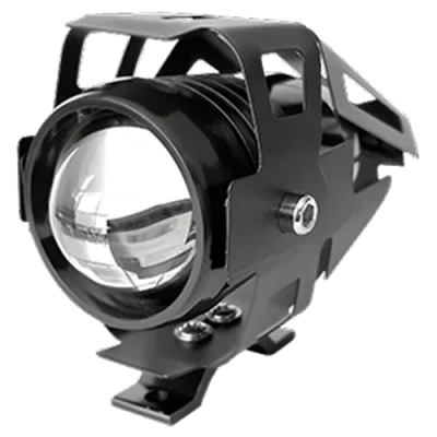 HEADLIGHT MOTO WHITE+STROBE 10W PZ