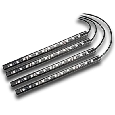 ROCK LIGHTS 4STRIP 12LEDS RGB PZ