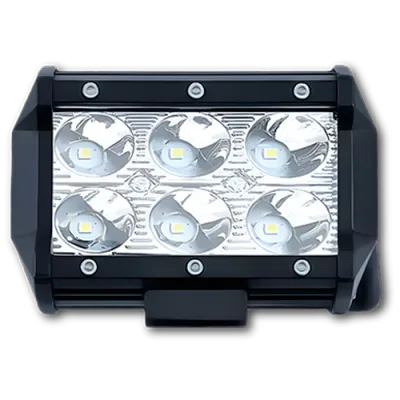 WORK LED RECTANGULAR 8CM 6LED WHITE 18W