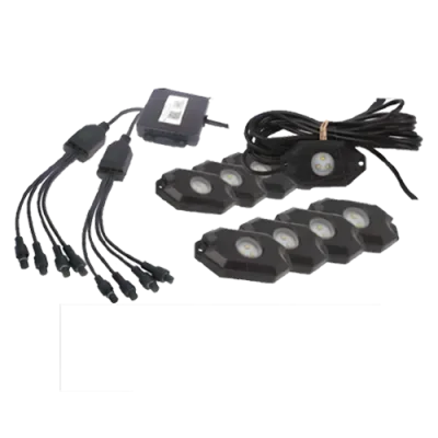 LED ROCK LIGHTS 8 LEDS COLORES 3W BT APP