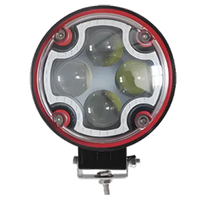 FARO 4 LEDS DRL ARO AZUL ESTROBO 12W PZ