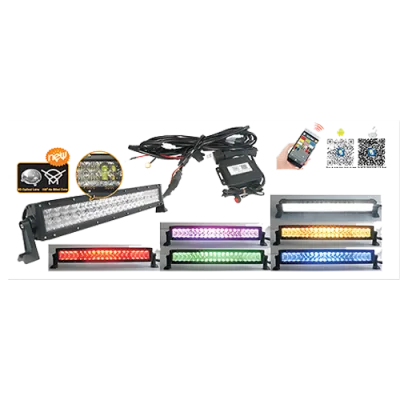 BARRA 80 LEDS RGB+APP 21.5" 128W