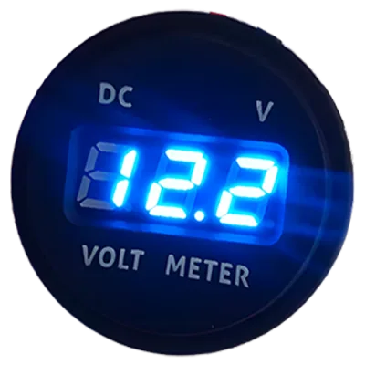 VOLTIMETRO DIGITAL PANTALLA AZUL