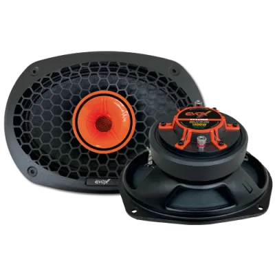 MEDIO CON DRIVER 6x9" 700W/1400W@8+8Ohms