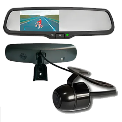 RETROVISOR OEM + CAMARA DE REVERSA
