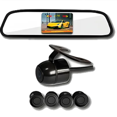 RETROVISOR+CAMARA+SENSORES DE REVERSA