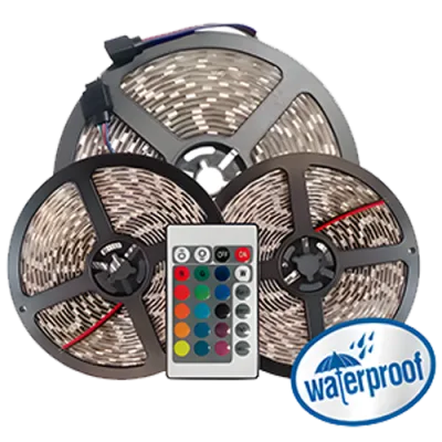 KIT 5 MTS 60 LEDS 5050 EXTERIOR RGB+CTRL