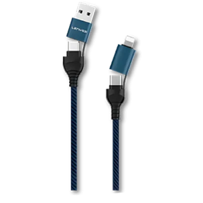 CABLE 4 EN 1 CARGA RAPIDA IN TYPE-C/USB