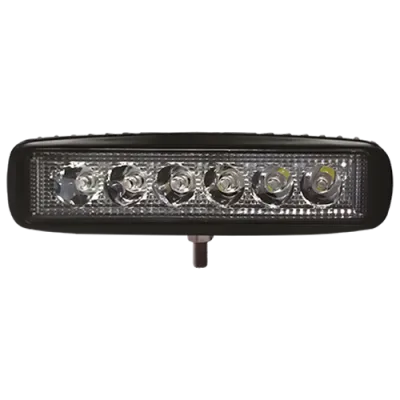 LED DE TRABAJO RECTANGULAR 6 LEDS 18W PZ