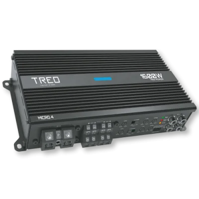 AMP 4CH 110Wx4 @4Ohms 1600W MAX CLIP LED